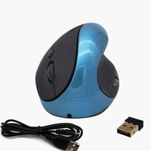 Load image into Gallery viewer, BTS-908 Hot Selling Rechargeable Vertical Mice Ergonomic Wireless Mouse 2.4G USB Receiver 1600 Adjustable DPI 6 Buttons Mouse
