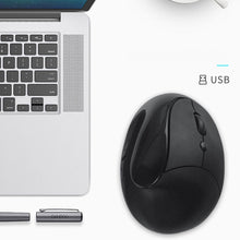 Load image into Gallery viewer, BTS-908 Hot Selling Rechargeable Vertical Mice Ergonomic Wireless Mouse 2.4G USB Receiver 1600 Adjustable DPI 6 Buttons Mouse
