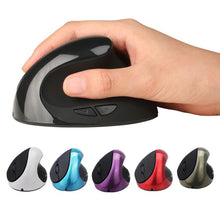 Load image into Gallery viewer, BTS-908 Hot Selling Rechargeable Vertical Mice Ergonomic Wireless Mouse 2.4G USB Receiver 1600 Adjustable DPI 6 Buttons Mouse
