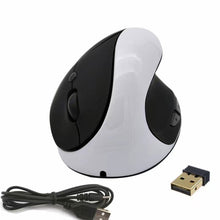 Load image into Gallery viewer, BTS-908 Hot Selling Rechargeable Vertical Mice Ergonomic Wireless Mouse 2.4G USB Receiver 1600 Adjustable DPI 6 Buttons Mouse

