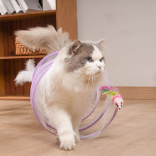 Load image into Gallery viewer, Folded Cat Spiral Tunnel Cat STunnel Spring Toy S Type Cat Tunnel Tube Pet Collapsible Interactive Toy for Rabbit Kitten
