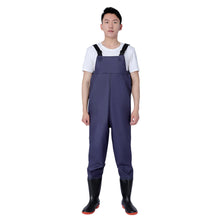 Load image into Gallery viewer, 75 Silk One-Piece Soft Waterproof Overalls Wade Enter The Water Dig Lotus Root Thick Half Rain Pants Fishing Pants
