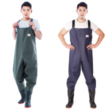 Load image into Gallery viewer, 75 Silk One-Piece Soft Waterproof Overalls Wade Enter The Water Dig Lotus Root Thick Half Rain Pants Fishing Pants

