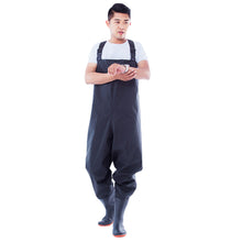 Load image into Gallery viewer, 75 Silk One-Piece Soft Waterproof Overalls Wade Enter The Water Dig Lotus Root Thick Half Rain Pants Fishing Pants
