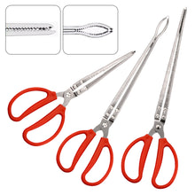Load image into Gallery viewer, Stainless Steel Non-Slip Eel Pliers With Serrated Lengthened Thickened Snake Crab Fish Garbage Clamp

