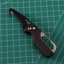 Load image into Gallery viewer, Multifunctional Express Package Cutter Letter Opener Key Chain Outdoor Portable Serrated Emergency Survival Tool
