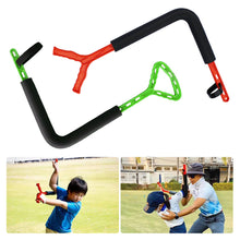 Load image into Gallery viewer, Multi-Functional Golf Rotary Swing Trainer Beginners Posture Assistance Orthotics Golf Indoor Practice Tool
