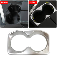 Load image into Gallery viewer, Car Interior Cup Holder Matte Chrome Framing Trim Stickers For Peugeot 4008 5008 3008 GT 2017 2018 Accessories Styling
