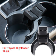 Load image into Gallery viewer, Car Center Console Cup Holder Insert Divider Limit Clip Armrest Anti Slip Limiter For Toyota Highlander 2015-2020 Accessories

