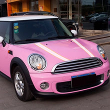 Load image into Gallery viewer, Car Engine Hood Bonnet Decor Sticker Stripes Decals For Mini Cooper S JCW R55 R56 R60 R61 F54 F55 F56 F60 Countryman Accessories
