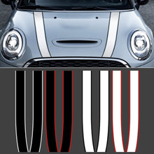 Load image into Gallery viewer, Car Engine Hood Bonnet Decor Sticker Stripes Decals For Mini Cooper S JCW R55 R56 R60 R61 F54 F55 F56 F60 Countryman Accessories
