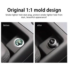 Load image into Gallery viewer, 12V Car Cigarette Lighter Cover Chrome Plated Cigarette Lighter Plug for A4 A5 A6L Q5 8W0919311 8WD919311 4H0919311 4L0919311 40GF
