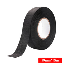 Load image into Gallery viewer, 15M Electrical Car Harness Wiring Loom Tape Heat-resistant Adhesive Cloth PET Non-woven Tape For Cable Width 9/15/19/25/32MM
