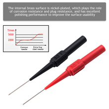 Load image into Gallery viewer, 30V Car Tip Test Probes Diagnostic Tools Auto Multimeter Test Leads Mechanical Tools Extention Back Piercing Needle Tip Probes Tools
