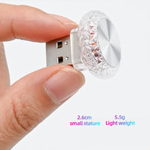 Load image into Gallery viewer, Car Interior USB Ambient Atmosphere Light LED Decorative Signal Lights Auto Reading Lamp Decorations
