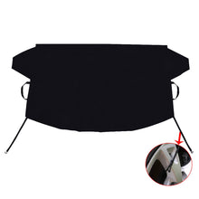 Load image into Gallery viewer, Car Front Rear Windshield Sunshade Snap Cover Sunshade Snowproof Automobile Sunshade Cover for Cars Minivans and SUVs Waterproof
