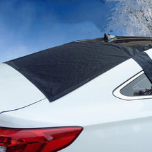 Load image into Gallery viewer, Car Front Rear Windshield Sunshade Snap Cover Sunshade Snowproof Automobile Sunshade Cover for Cars Minivans and SUVs Waterproof

