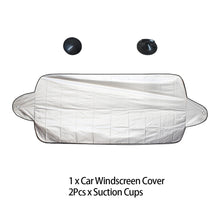 Load image into Gallery viewer, 200cmx 70cm Car Exterior Windshield Protector Prevent Snow Ice Sun Shade Dust Frost Freezing Snow Windshield Cover for Car Front and Rear Windshield
