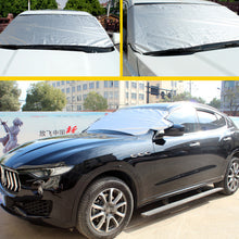 Load image into Gallery viewer, 200cmx 70cm Car Exterior Windshield Protector Prevent Snow Ice Sun Shade Dust Frost Freezing Snow Windshield Cover for Car Front and Rear Windshield
