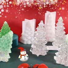 Load image into Gallery viewer, 3D Christmas Tree Silicone Mold DIY Handmade Christmas Ornament Aromath Soap Epoxy Resin Plaster Craft Molds Home Festival Decor

