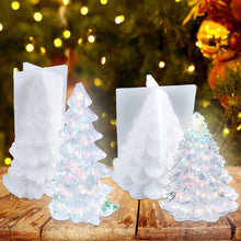 Load image into Gallery viewer, 3D Christmas Tree Silicone Mold DIY Handmade Christmas Ornament Aromath Soap Epoxy Resin Plaster Craft Molds Home Festival Decor
