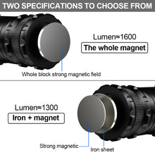 Load image into Gallery viewer, Strong Long-Range Flashlight Super Bright P35 Fixed Focus Portable Mini Flashlight Tail Iron Strip With Strong Magnetic Outdoor Multi-Function Clip Cap Light -1300 Lumens

