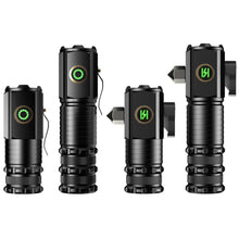 Load image into Gallery viewer, Strong Long-Range Flashlight Super Bright P35 Fixed Focus Portable Mini Flashlight Tail Iron Strip With Strong Magnetic Outdoor Multi-Function Clip Cap Light -1300 Lumens
