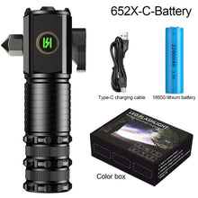 Load image into Gallery viewer, Strong Long-Range Flashlight Super Bright P35 Fixed Focus Portable Mini Flashlight Tail Iron Strip With Strong Magnetic Outdoor Multi-Function Clip Cap Light -1300 Lumens
