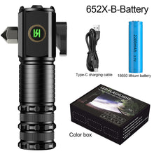 Load image into Gallery viewer, Strong Long-Range Flashlight Super Bright P35 Fixed Focus Portable Mini Flashlight Tail Iron Strip With Strong Magnetic Outdoor Multi-Function Clip Cap Light -1600 Lumens
