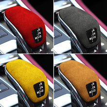 Load image into Gallery viewer, Suede Car Head Gear Shift Panel Knob Cover Trim Frame Protector Decoration Sticker For Cayenne Panamera 971 Interior Accessories
