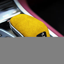 Load image into Gallery viewer, Suede Car Head Gear Shift Panel Knob Cover Trim Frame Protector Decoration Sticker For Cayenne Panamera 971 Interior Accessories
