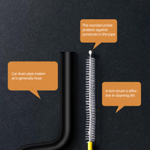 Load image into Gallery viewer, 230cm/90.55inch Car Drain Dredge Cleaning Scrub Brush Auto Sunroof Long Hoses Detailing Cleaning Tool Spiral Cleaning Brush
