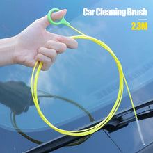 Load image into Gallery viewer, 230cm/90.55inch Car Drain Dredge Cleaning Scrub Brush Auto Sunroof Long Hoses Detailing Cleaning Tool Spiral Cleaning Brush
