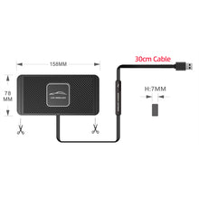 Load image into Gallery viewer, Car Wireless Fast Charger Silicone Anti-skid Pad Cradle Dock for iPhone 14 13 X 12 Pro Max Samsung Charging Stand 15W Interior Accessories
