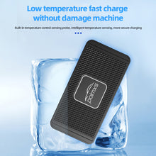 Load image into Gallery viewer, Car Wireless Fast Charger Silicone Anti-skid Pad Cradle Dock for iPhone 14 13 X 12 Pro Max Samsung Charging Stand 15W Interior Accessories
