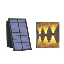 Load image into Gallery viewer, Super Bright Solar Wall Spot Light Outdoor Garden Decoration Wall Lamp High Brightness Up And Down Luminous Lighting Outdoor Solar LED Lamp
