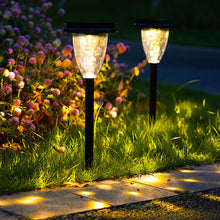 Load image into Gallery viewer, Solar Lawn Spike Lamp Outdoor Garden Pathway Lamp with Base Solar Waterproof Landscape Path Yard Backyard Patio Decorative Lamp
