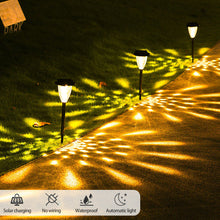 Load image into Gallery viewer, Solar Lawn Spike Lamp Outdoor Garden Pathway Lamp with Base Solar Waterproof Landscape Path Yard Backyard Patio Decorative Lamp

