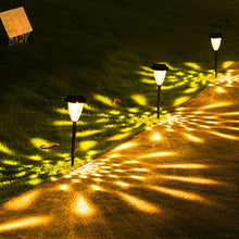 Load image into Gallery viewer, Solar Lawn Spike Lamp Outdoor Garden Pathway Lamp with Base Solar Waterproof Landscape Path Yard Backyard Patio Decorative Lamp
