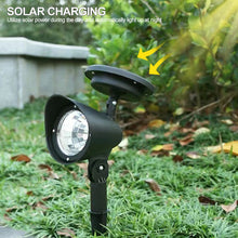 Load image into Gallery viewer, Solar Lawn Lamp Spotlights Outdoor Waterproof 4LED Landscape Light Garden Yard Decor Solar Powered Lights
