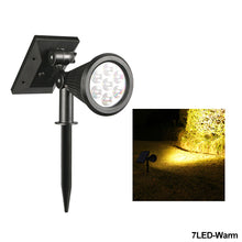 Load image into Gallery viewer, 7/18 LED Solar Lawn Lights Outdoor Landscape Spotlights IP65 Waterproof Upgraded Solar Powered Wall Lamp Villa Garden Decorative Lamp
