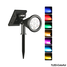 Load image into Gallery viewer, 7/18 LED Solar Lawn Lights Outdoor Landscape Spotlights IP65 Waterproof Upgraded Solar Powered Wall Lamp Villa Garden Decorative Lamp
