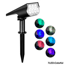 Load image into Gallery viewer, 2/7 LED Solar Lawn Lights Outdoor Landscape Spotlights Waterproof Solar Powered Wall Lamp Villa Garden Decorative Lamp
