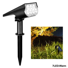 Load image into Gallery viewer, 2/7 LED Solar Lawn Lights Outdoor Landscape Spotlights Waterproof Solar Powered Wall Lamp Villa Garden Decorative Lamp
