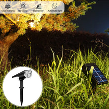 Load image into Gallery viewer, 2/7 LED Solar Lawn Lights Outdoor Landscape Spotlights Waterproof Solar Powered Wall Lamp Villa Garden Decorative Lamp
