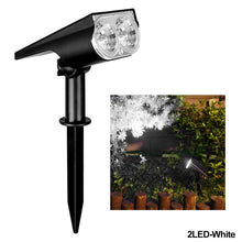Load image into Gallery viewer, 2/7 LED Solar Lawn Lights Outdoor Landscape Spotlights Waterproof Solar Powered Wall Lamp Villa Garden Decorative Lamp
