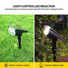 Load image into Gallery viewer, 2/7 LED Solar Lawn Lights Outdoor Landscape Spotlights Waterproof Solar Powered Wall Lamp Villa Garden Decorative Lamp
