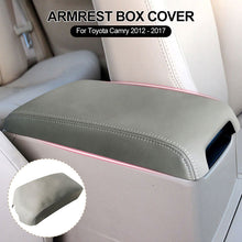 Load image into Gallery viewer, Car Armrest Box Center Console Lid Armrest Cover Interior Accessories Microfiber Leather Cover For Toyota Camry 2012 - 2017
