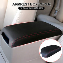 Load image into Gallery viewer, Car Armrest Box Center Console Lid Armrest Cover Interior Accessories Microfiber Leather Cover For Toyota Camry 2012 - 2017
