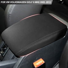 Load image into Gallery viewer, Car Armrest Box Center Console Lid Armrest Cover Interior Accessories Microfiber Leather Cover For VW Volkswagen Golf 6 MK6 2009 -2012
